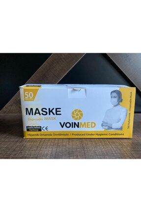 Voin Med 3 Katlı Elastik Kulaklı Cerrahi Maske 10x50'li 500 Adet 1984192