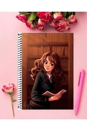 Hermione Granger [harry Potter ] Özel Tasarım A5 Boyutu 15*21 Cm Telli Çizgili defter çizgilia799