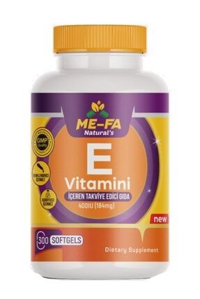 E Vitamini 300 Softgels 400 Ünite 184 Mg( D-alpha ) m-f1245