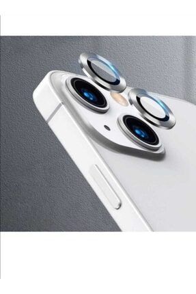 Iphone 13 - 13 Mini Uyumlu Açık Gri Renk Mercek-lens Kamera Koruması moon13grilens