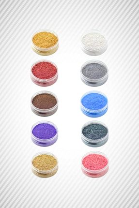 Epoksi Pigment Sedef Renkler (toz) 10 X 10gr 34058-10gr-10