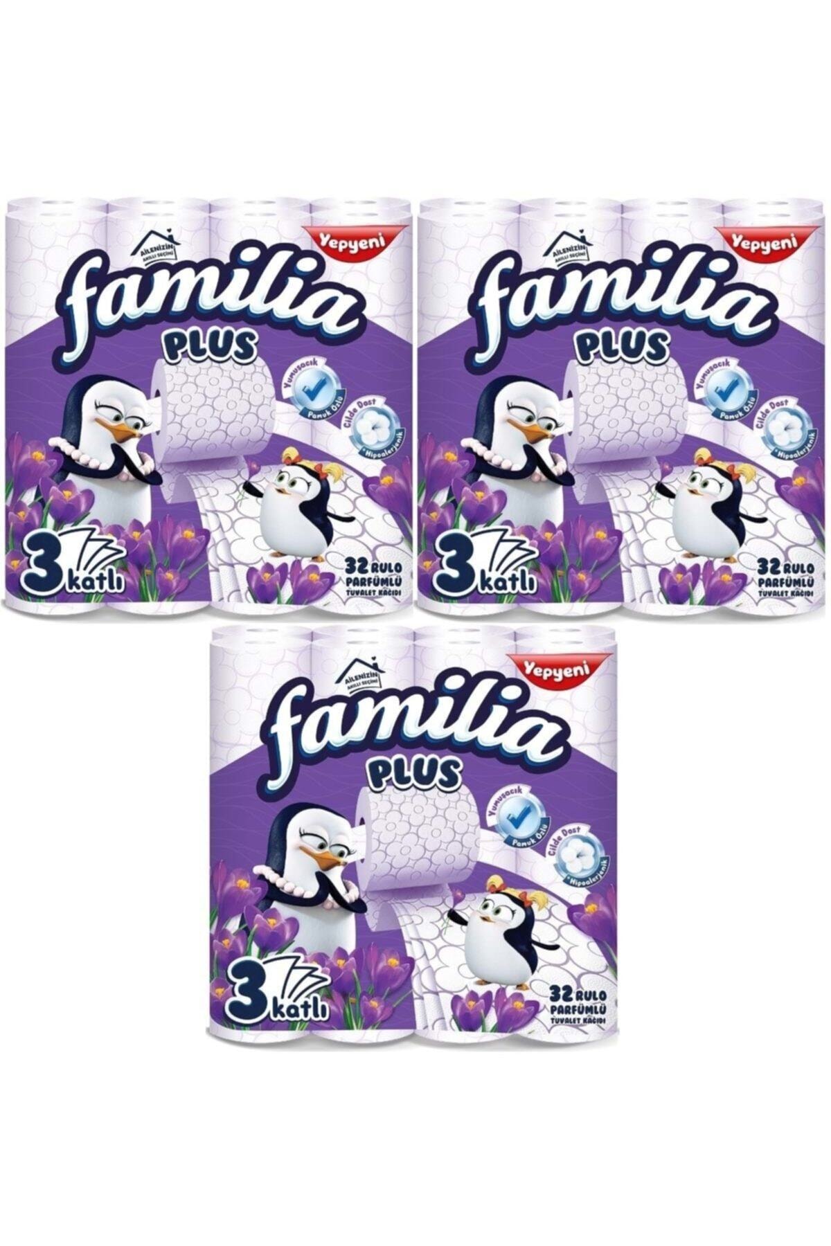 Familia Plus Tuvalet Kağıdı 3 Katlı 96 Lı Paket Sihirli Çiçekler (3pk*32)