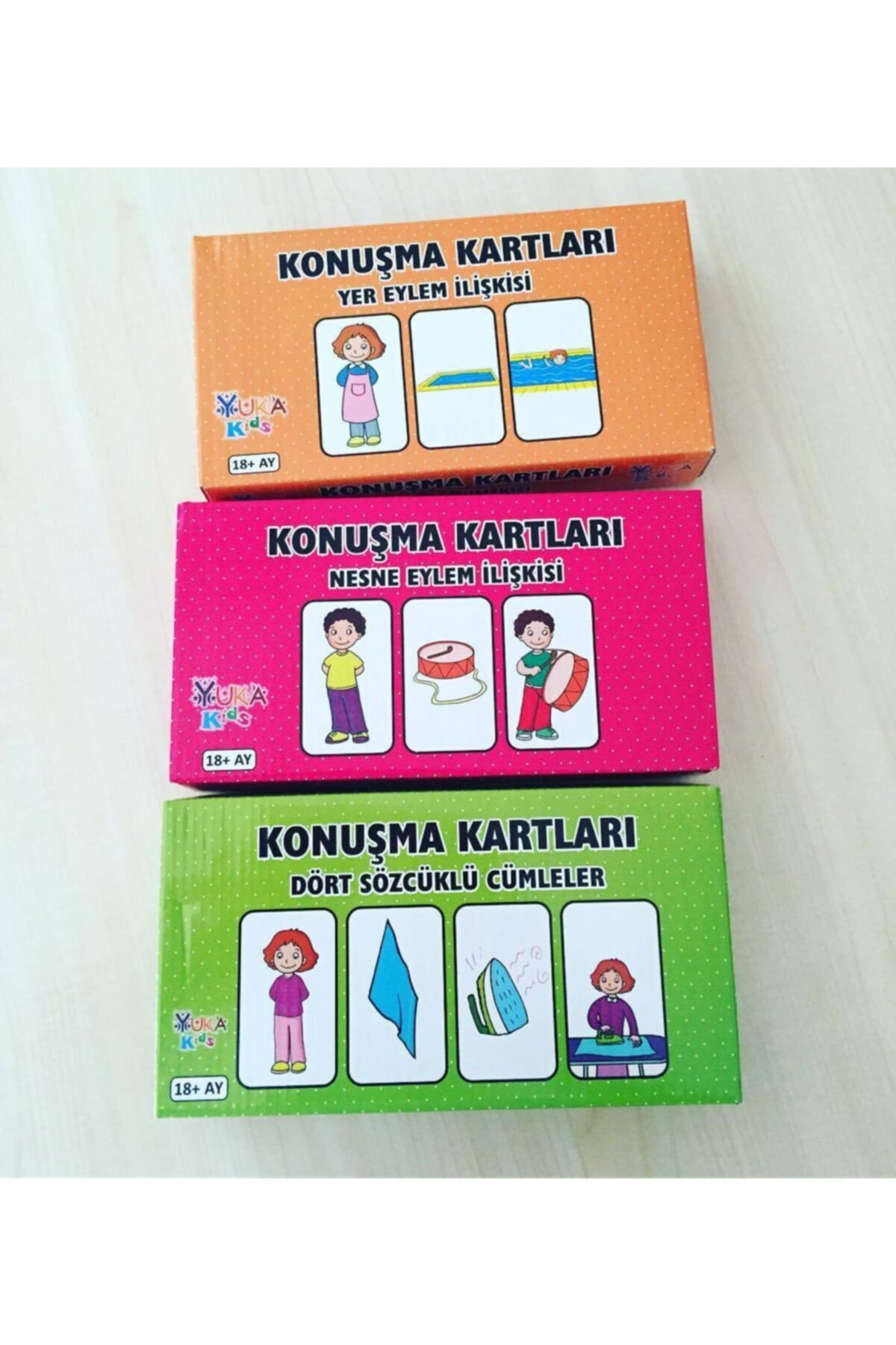 Yuka Kids Konuşma Kartları 3 Lü Set