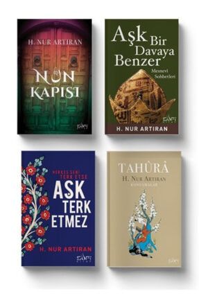 Hayat Nur Artıran Koleksiyonu 4 Kitap Nun Kapısı - Aşk Bir Davaya Benzer - Aşk Terk Etmez Tahura 15205.01.8840