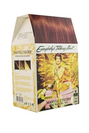 Marvel Saç Boyası Amonyaksız Naturel Hair 7.44 Orta Kumral Yoğun Bakır mrvlcolors744