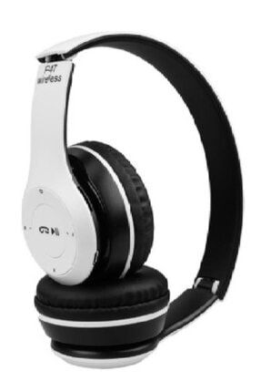 Extra Bass Edr 5.0 Bluetooth Mp3 Fm Radyo Sd Kart Kablosuz Katlanabilir Kulaklık - Beyaz DS64520