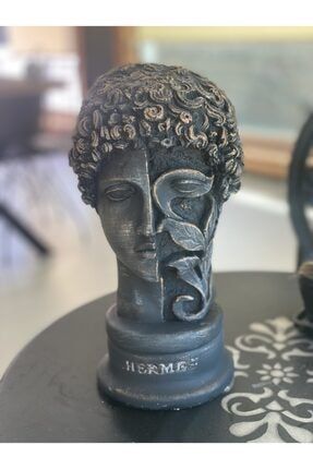 Dekoratif Antik Hermes Büst Heykel, Obje 7-000000-000756