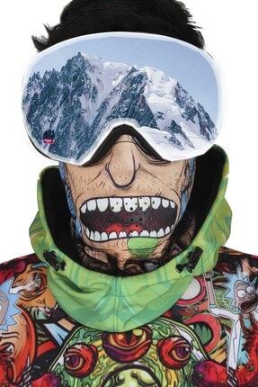 Crazy Face Özel Tasarım Kayak Ve Snowboard Maskesi Ss2097 SS2097