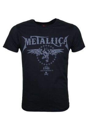 Metallica Est.1981 Metal Band Baskılı Penye Tişört EST-0333