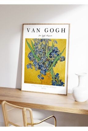Van Gogh Flowers Artwork Çerçevesiz Poster PSTR-14