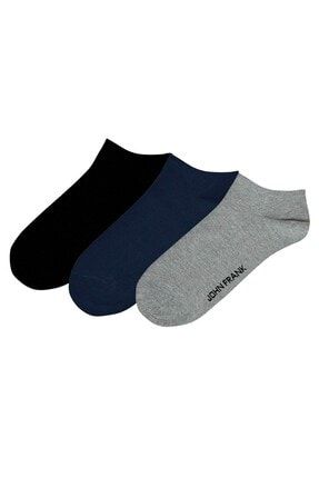 Üçlü Kısa Çorap-multıcolor JF3SS03