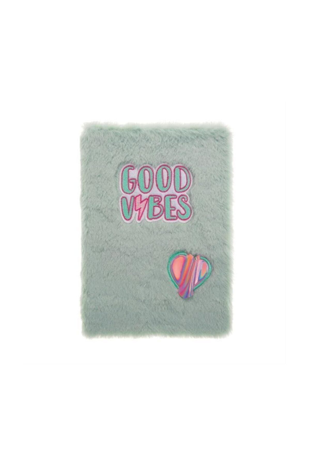 Syloon-Pyrus A5 - Plush Striped Good Vibes Notebook 1