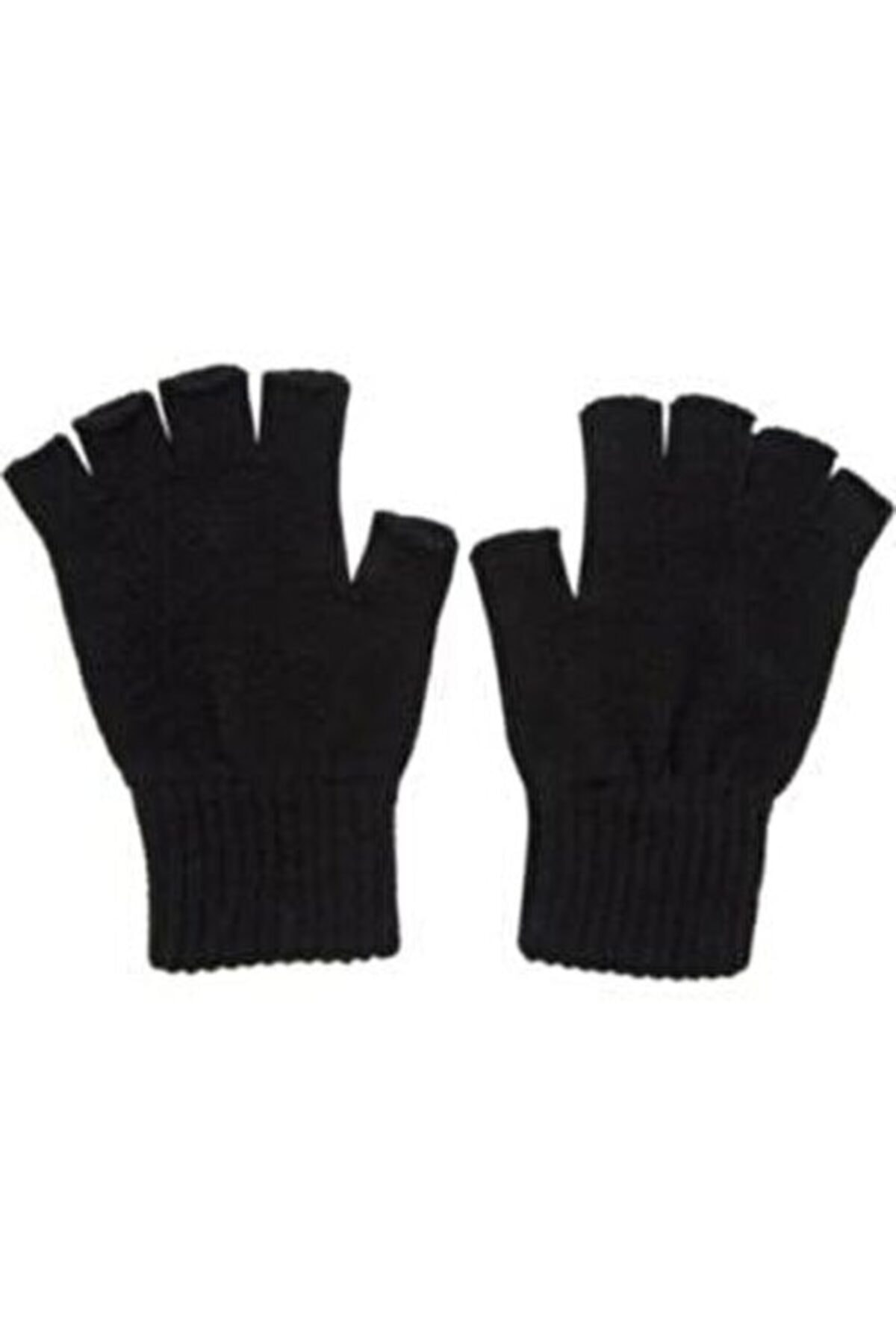 Genel Markalar Lüx Kesik Eldiven Yarım Parmak Eldiven Bilek Kısmı Çift Kat