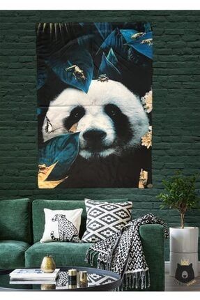 Panda Duvar Örtüsü Duvar Halısı 150x100 Cm DVRORT016
