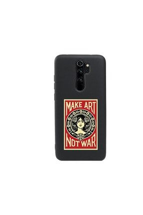 Redmi Note 8 Pro Kılıf Make Art Desenli Siyah Kapak note8prodesenli