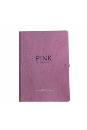 New Notes Pink Is New Purple Ciltli Sert Kapak 120 Yaprak 17x24 Çizgili Defter 86972361290298