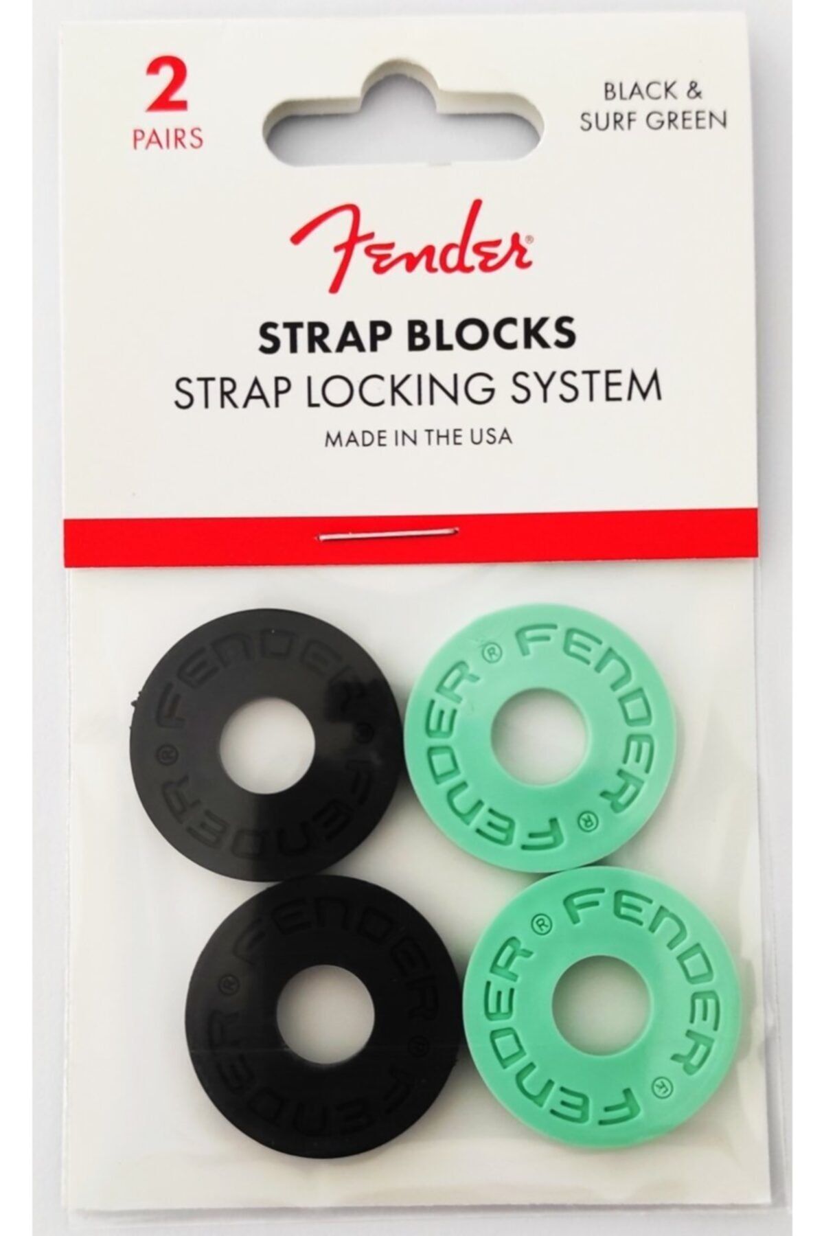 Fender strap hot sale locks black