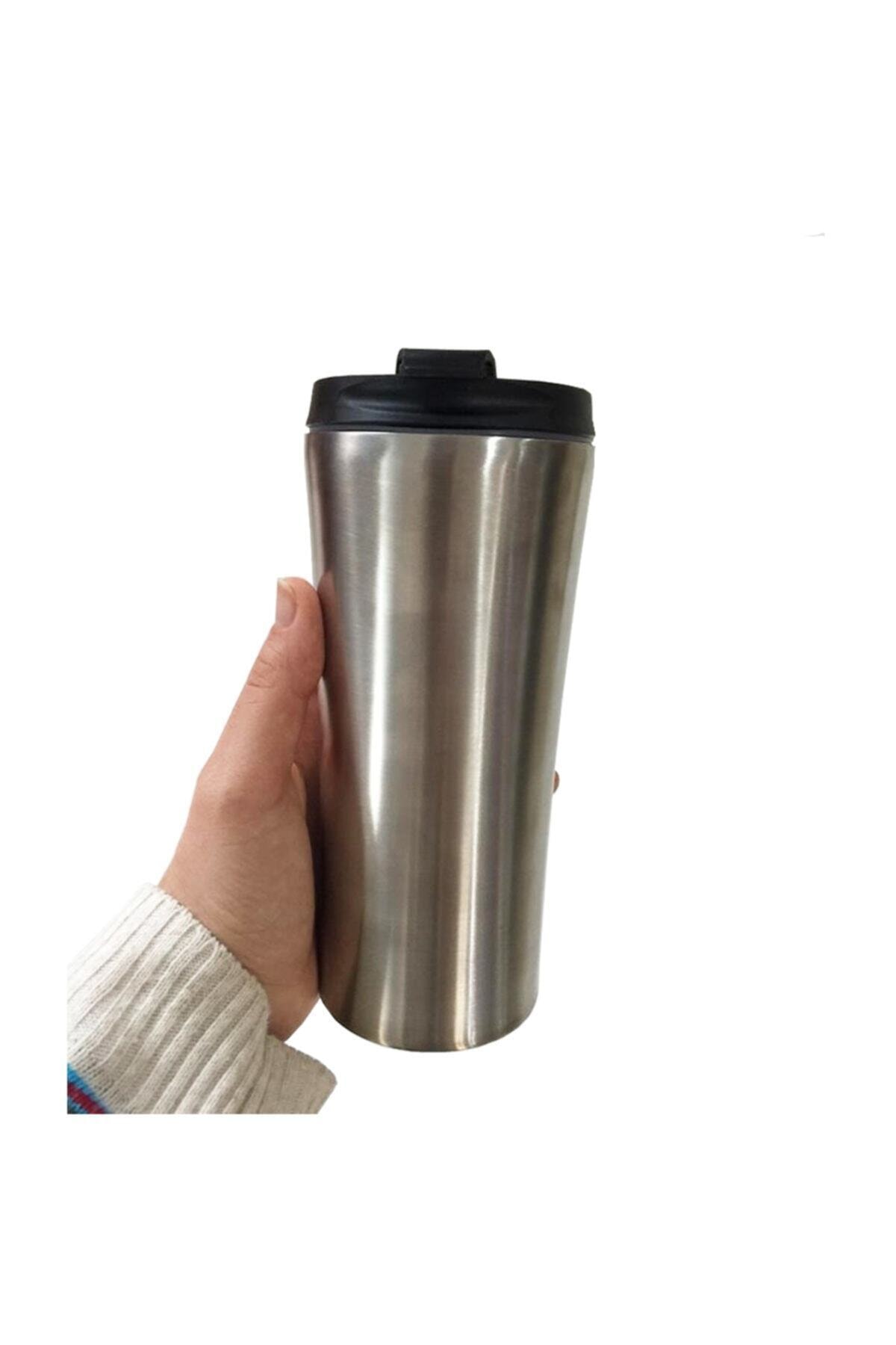 Paslanmaz Çelik Taşınabilir Termos Kupa 350 ml