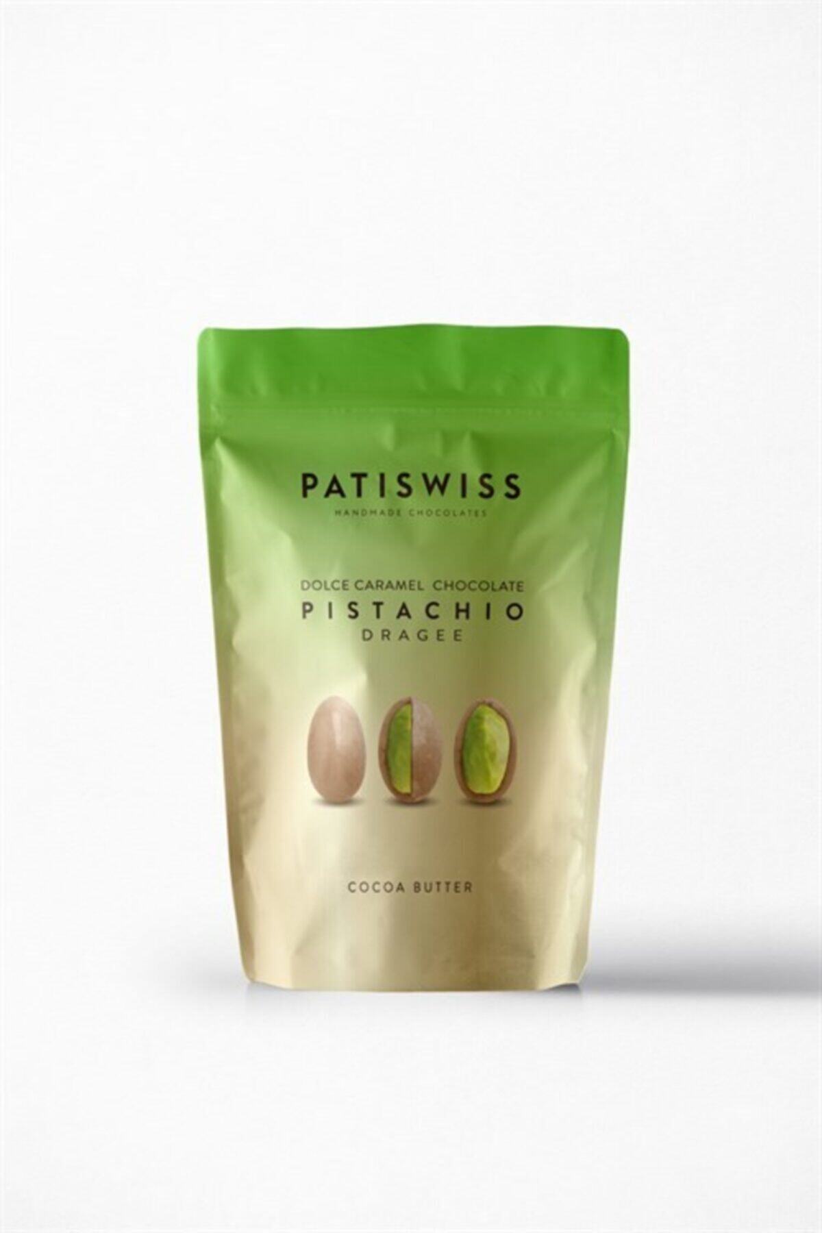 Patiswiss Dolce Karamel Çikolatalı Antep Fıstığı Draje