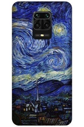Xiaomi Redmi Note 9 Pro Telefon Kılıfı Silikon Vincent Van Gogh Yıldızlı Gece XXRN9P200006564