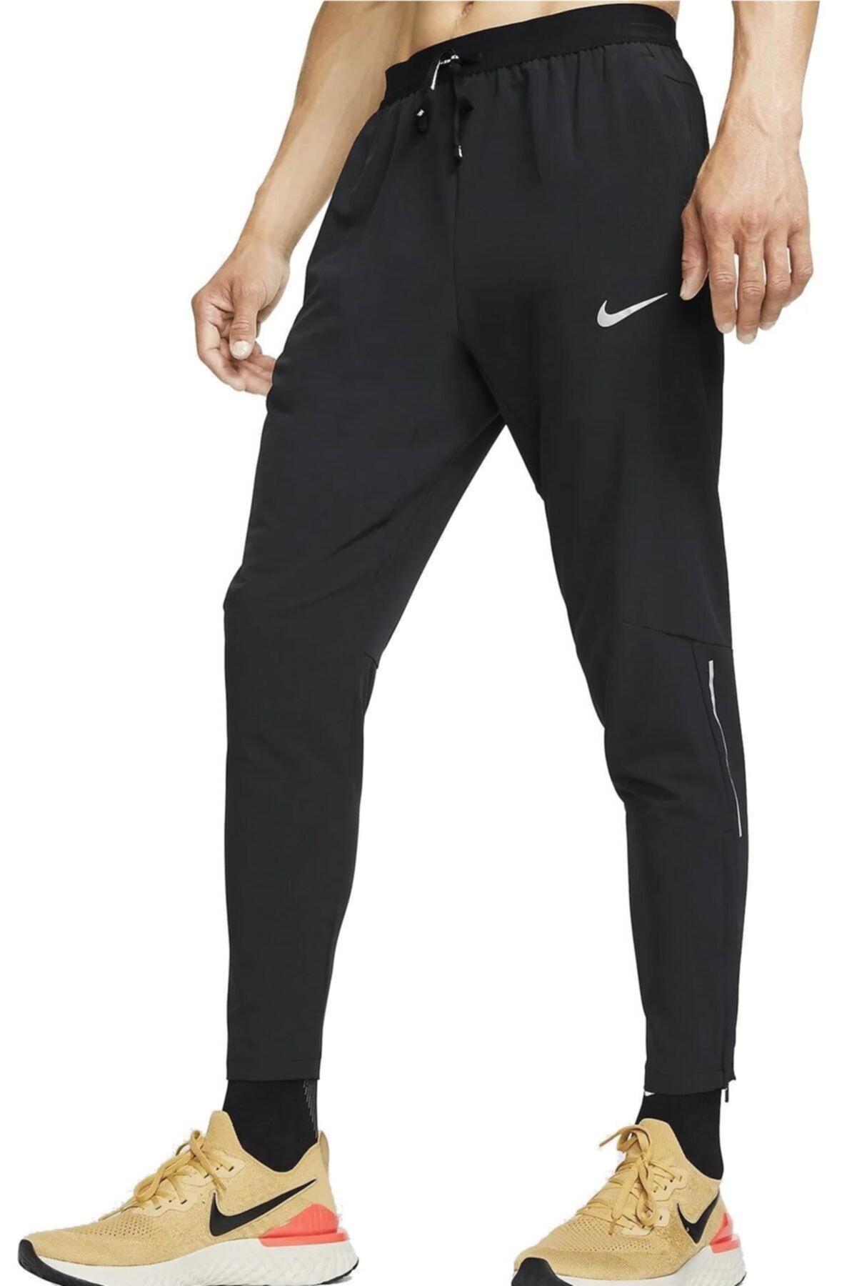Nike Phenom Running Trousers Erkek Eşofman Altı - Siyah