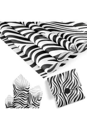 Pelur Zebra Desenli 1. Kalite Tam Yağlı Pelur 30 Gr (10 Adet) 35x50cm zbr35501