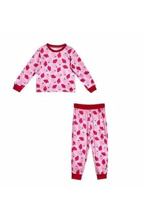 Çilek Baskılı Çocuk Pijama Takımı BLD-2022-PC