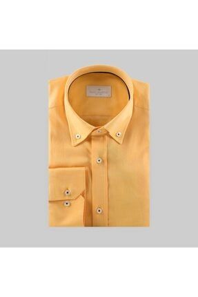 Erkek Uzun Kollu Sarı Gömlek PM3302-11-00010