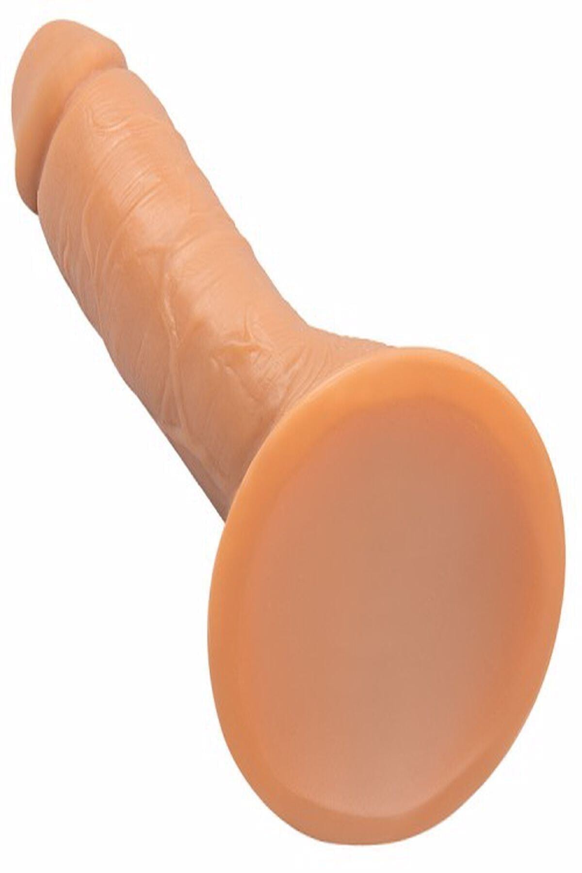 Gerçekçi Vantuzlu Realistik Penis, Anal Ve Vajinal Süper Dildo 17cm 4