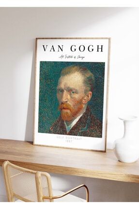 Van Gogh Self-portrait Artwork Çerçevesiz Poster PSTR-11
