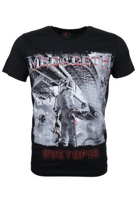 Megadeth Dystopia Metal Band Baskılı Penye Tişört MD-0333