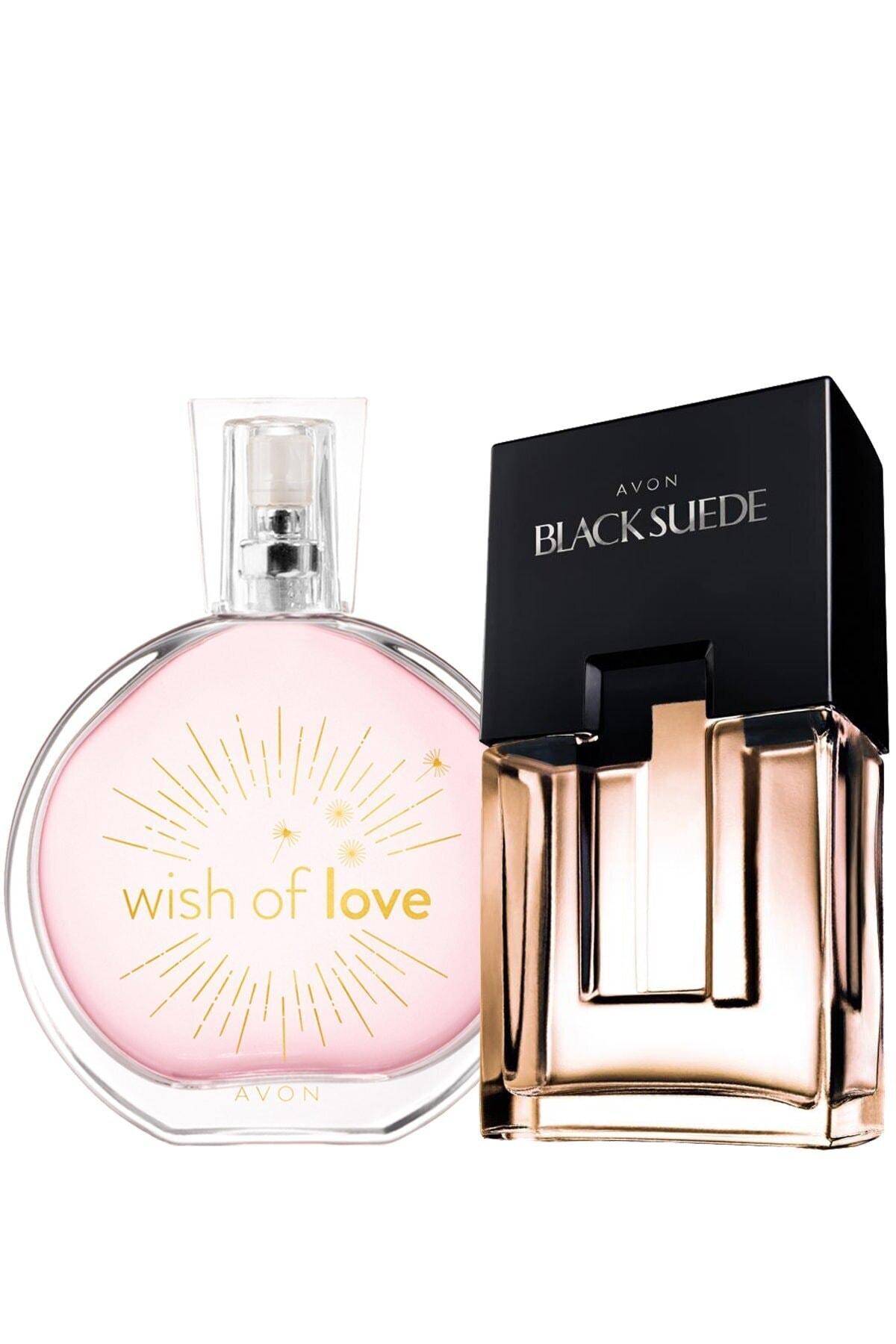 AVON Black Suede Erkek Parfüm + Wish Of Love Kadın Parfüm Paketi