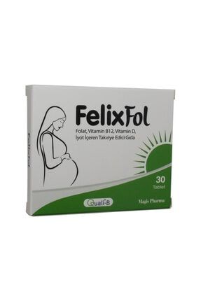 Folat Vitamin B12 30 Tablet FelixFol1