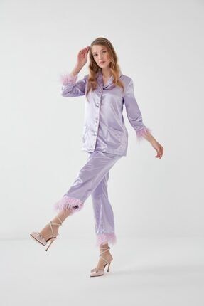 Party Pyjama Suit Lilac 101