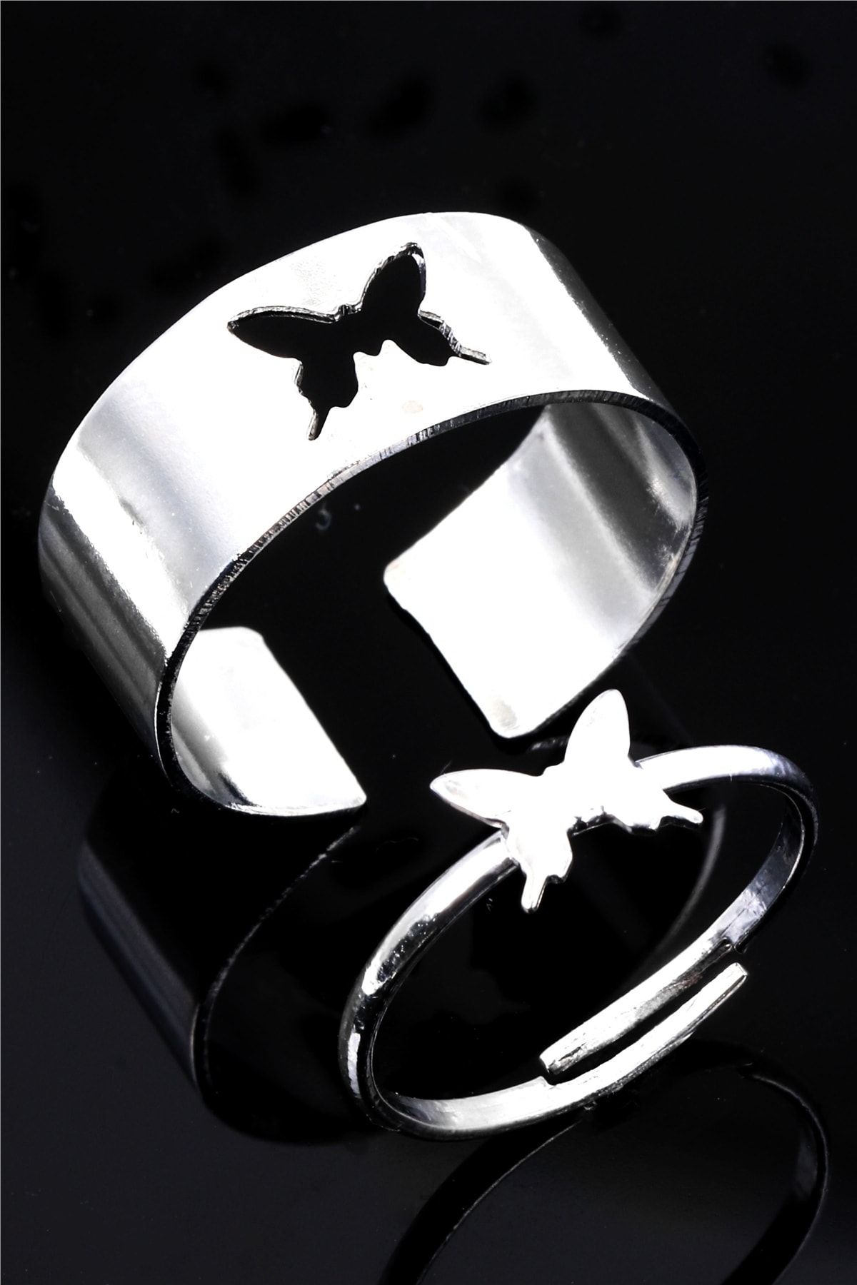 2 piece sales butterfly ring