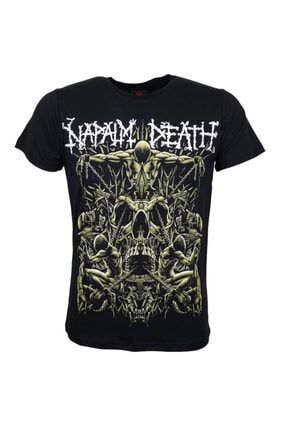 Napalm Death Metal Band Baskılı Penye Tişört ND-0333