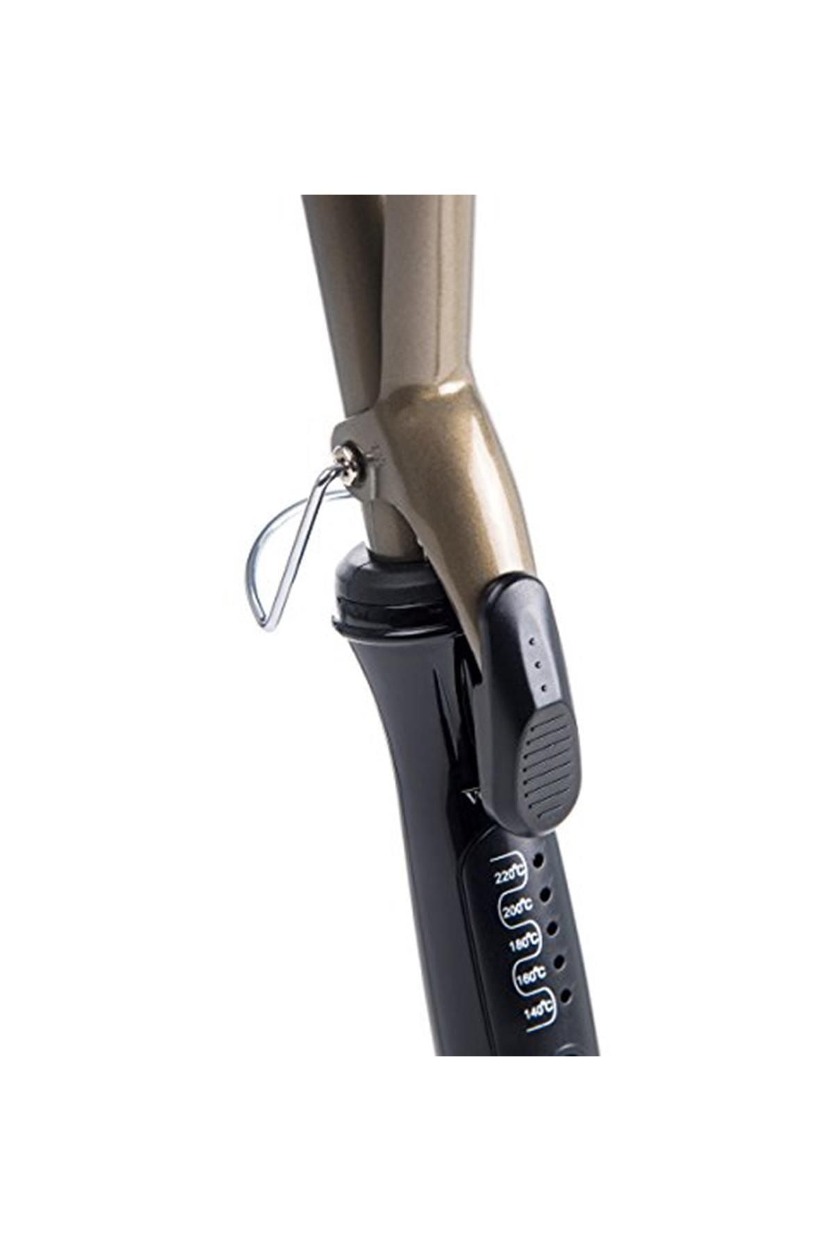 Ventoso-Eps31901 - Titanium Coated 19 mm Black Professional Curling Iron 3
