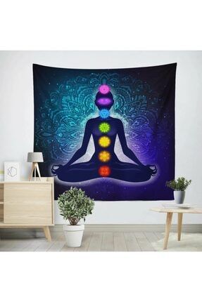 Mandala Ve Yoga Duvar Örtüsü mandala-ve-yoga