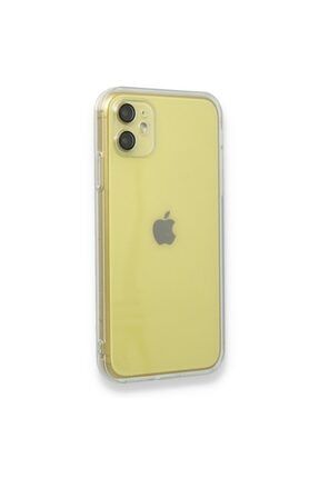 Apple Iphone 11 Kılıf Dört Köşeli Lazer Silikon Kapak Razerr03