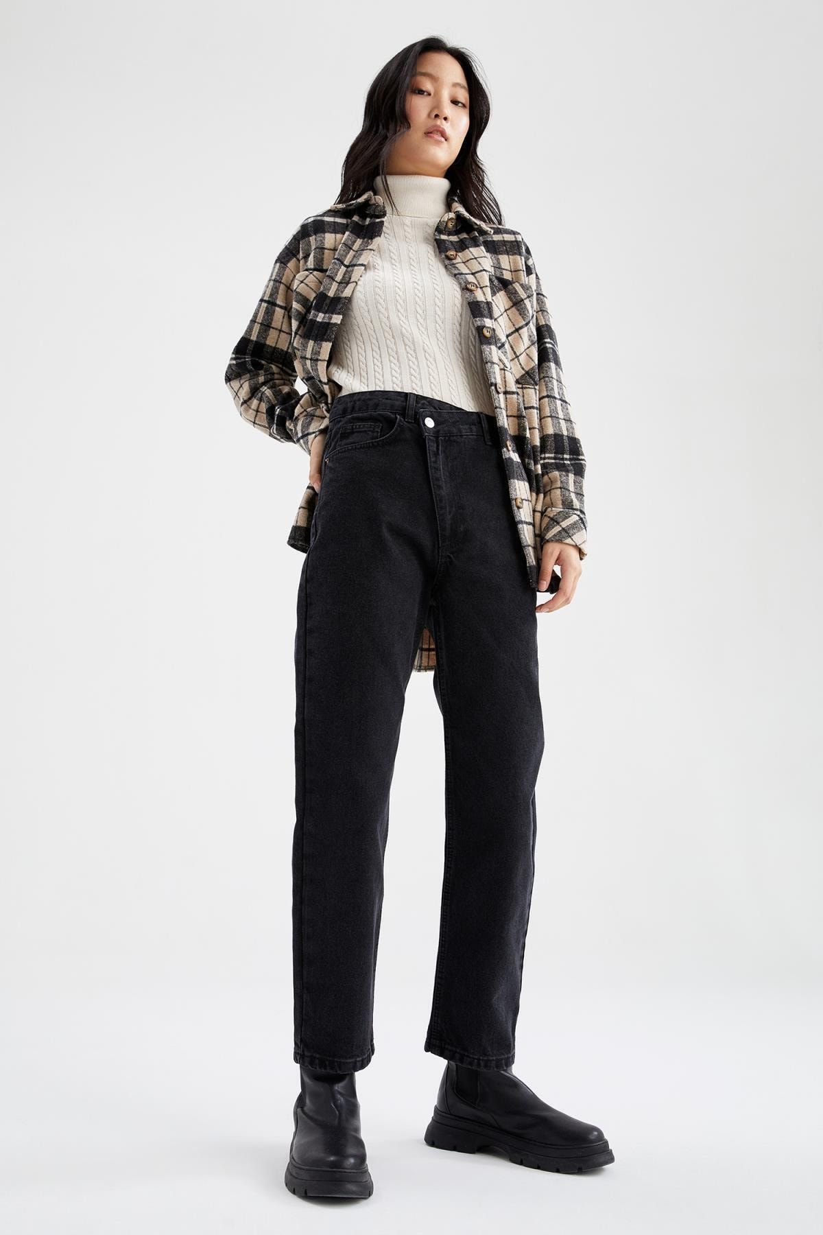Mary Straight Fit Jean %100 Pamuk Pantolon