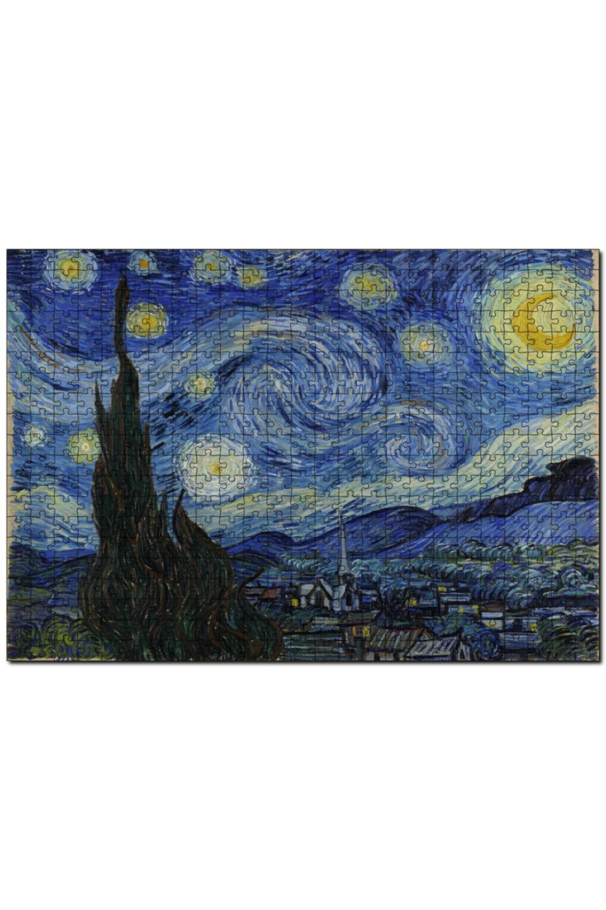 Cakapuzzle Vincent Van Gogh Deliliğin Kıyılarında 1000 Parça Puzzle Yapboz Mdf(ahşap)