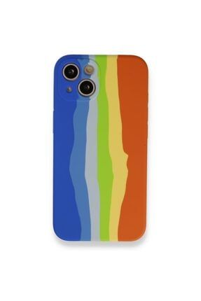 Iphone 13 Uyumlu Ebruli Rainbow Lansman Telefon Kılıfı TLFNCYZ7121