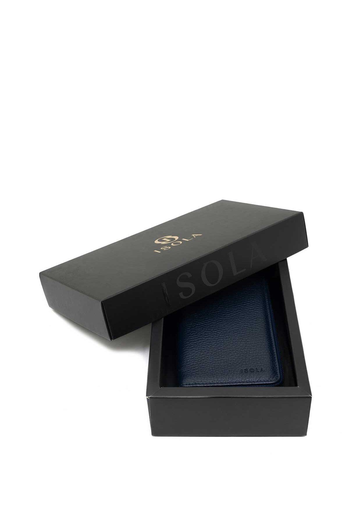 ISOLA-Men's Leather Hand Wallet Judy - Slm21w14 6