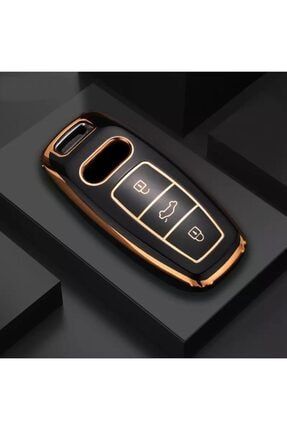 Audi (yeni Kasa) Tpu Malzeme Siyah Anahtar Kılıfı AYZ0294