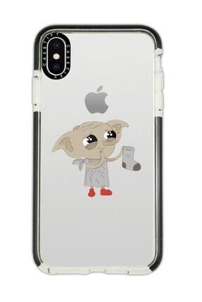 Iphone Xs Max Casetify Dobby Desenli Anti Shock Premium Silikonlu Siyah Kenar Detaylı Telefon Kılıfı dobbycstfyxsmax