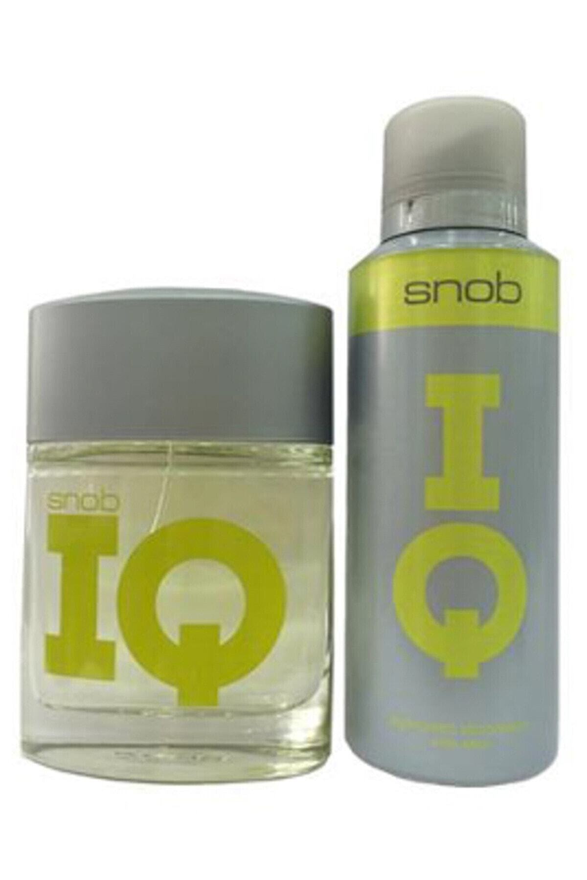 Snob IQ Edt 100 ml + 150 ml Deodorant Erkek Parfüm Seti 8690644012235