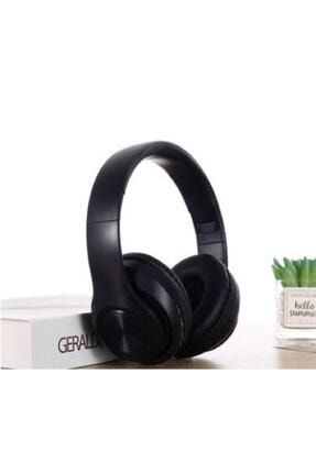 Siyah Macaron Set Bluetooth Kablosuz Stereo Kulaklık P33