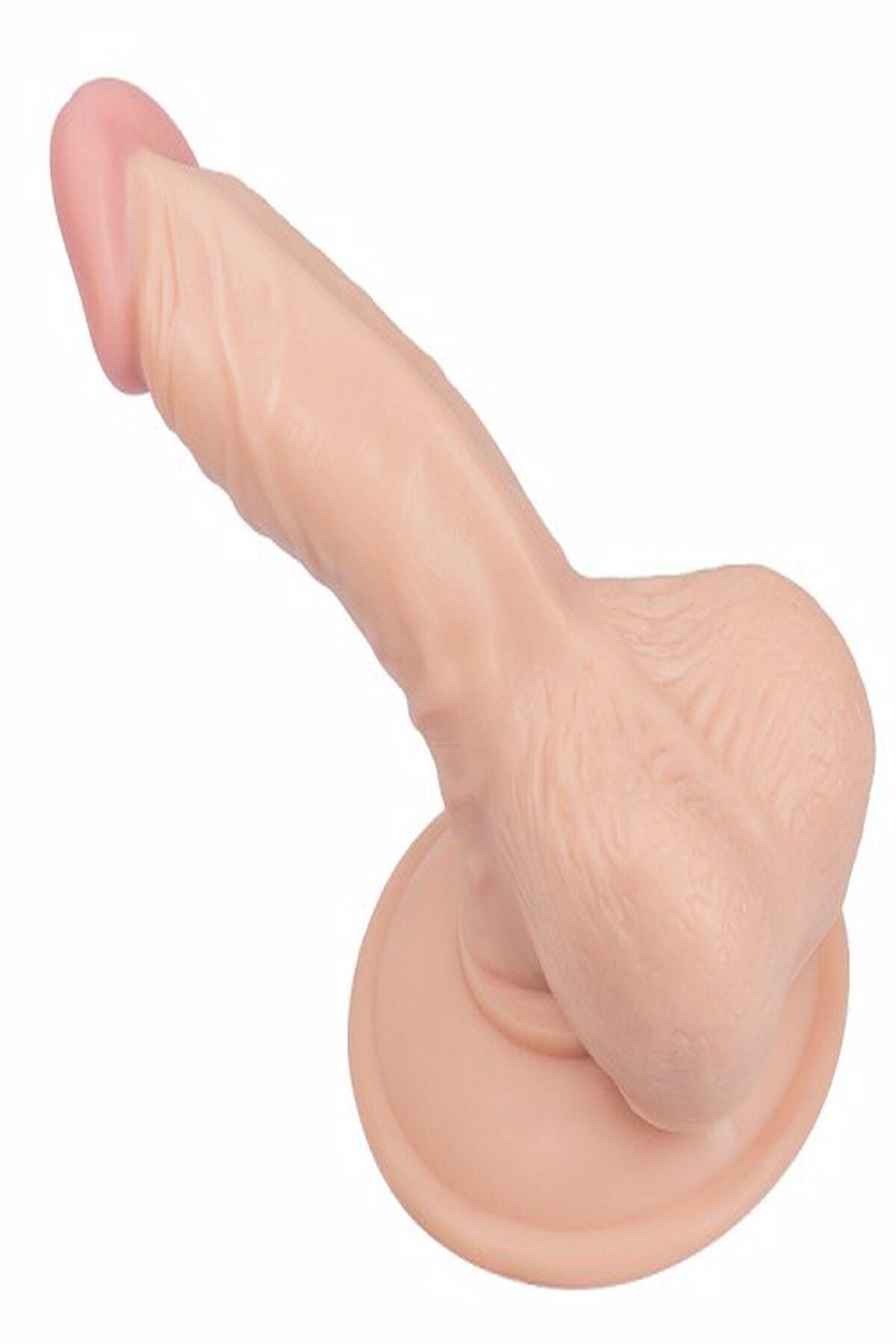 Vibratör 15 cm Gerçekçi Vantuzlu Realistik Penis Anal Ve Vajinal Süper Dildo 3