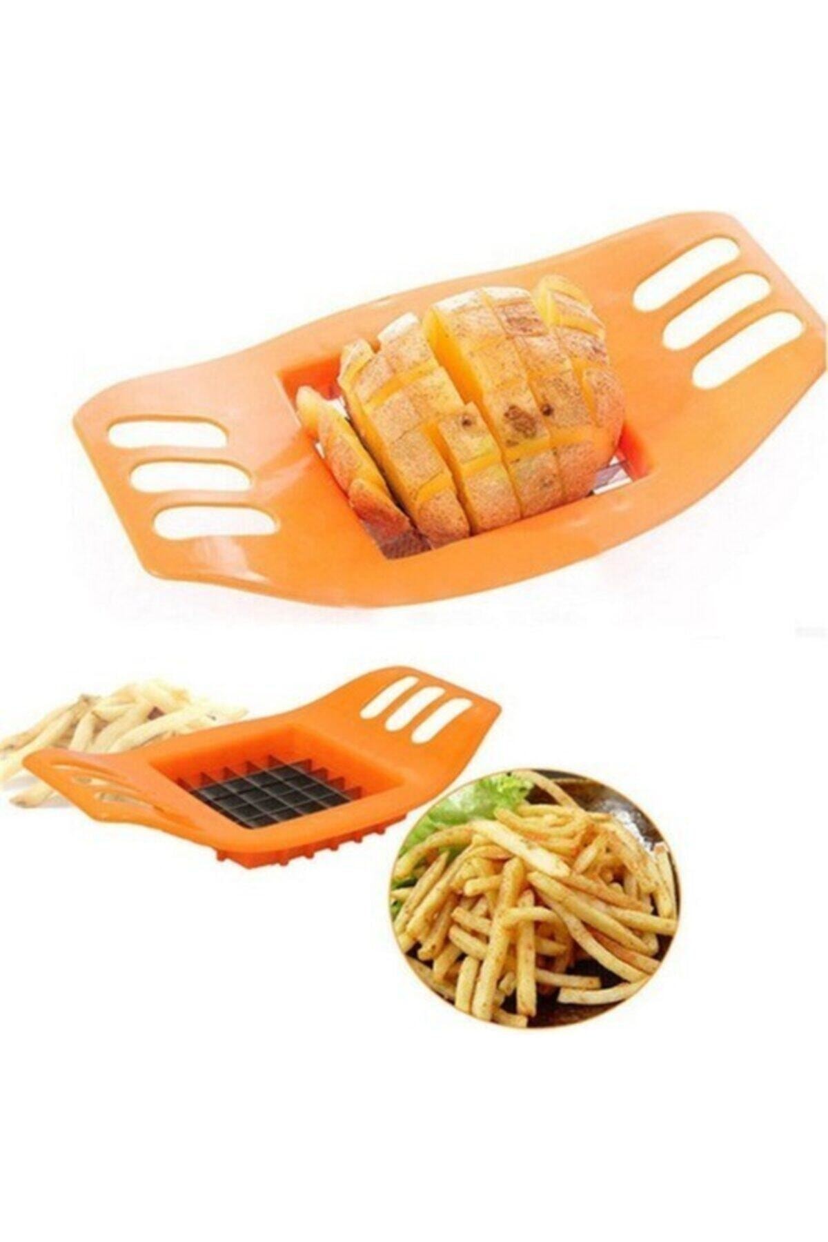 Patates Dilimleyici Kare Dizayn Chopper Chips Sebze Meyve Doğrayıcı