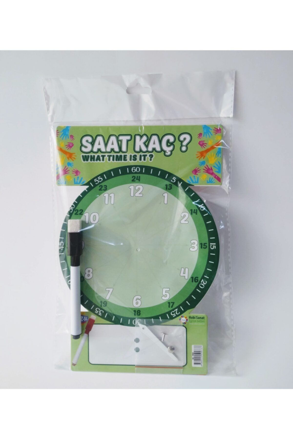 ELUX-Summer Erase Tutorial Clock - Green 2